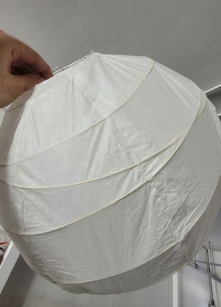 Lámpara techo globo difusor blanco