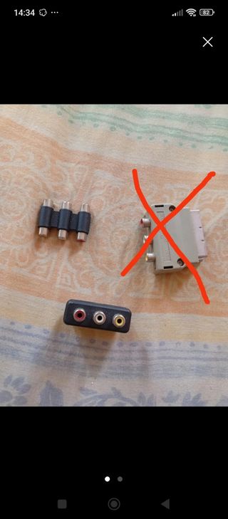 Adaptadores RCA macho