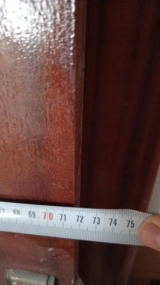 Puertas interior madera 72cm. Hay 3