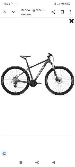 Se vende bicicleta de montaña 29 marca Mérida,