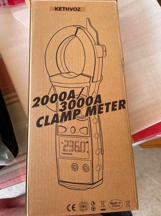 Multímetro Pinza Amperimétrica Kethvoz KE-580S-APP