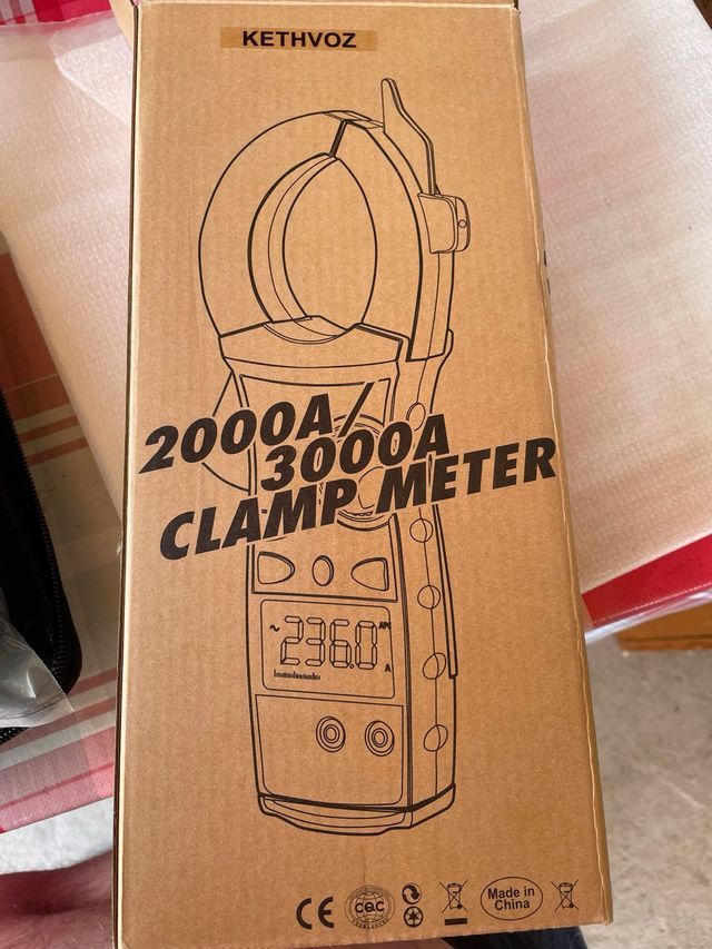 Multímetro Pinza Amperimétrica Kethvoz KE-580S-APP