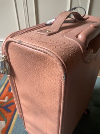 Maleta cabina rosa - Viajes 55x35x20