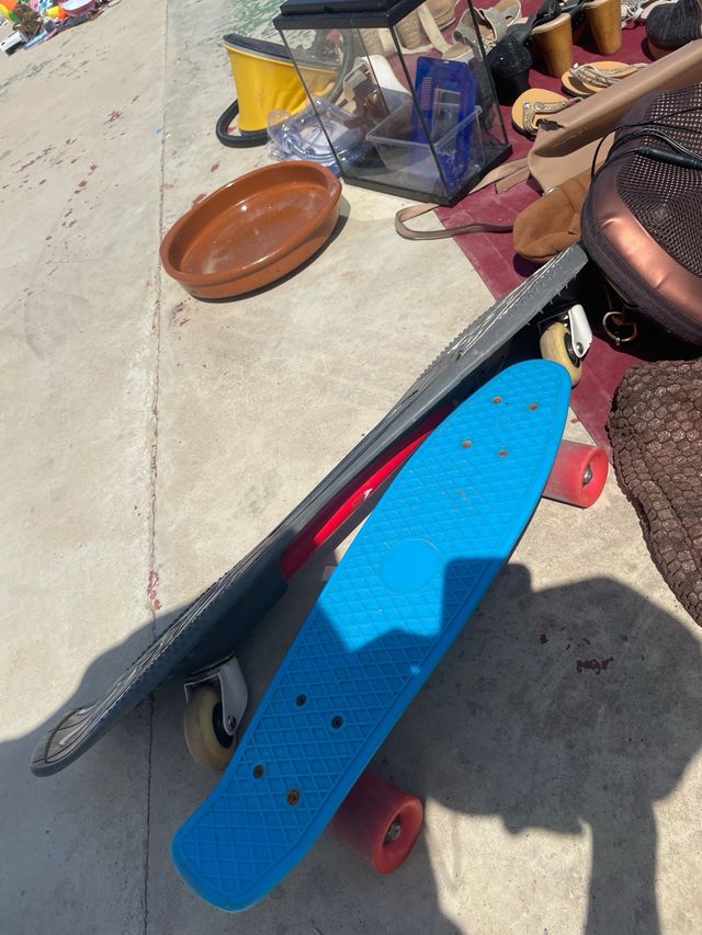 Patinete infantil azul y negro