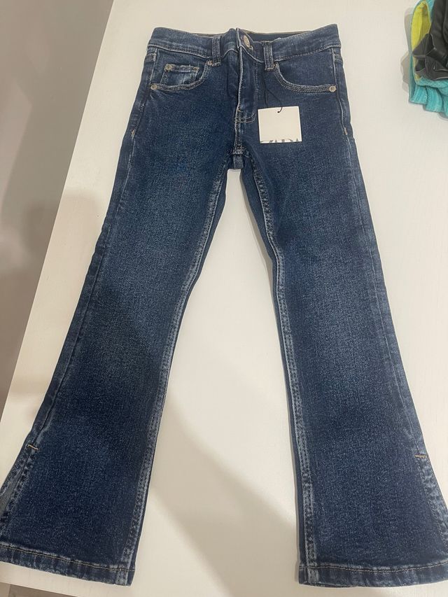 Vaqueros niña campana Zara 7 años