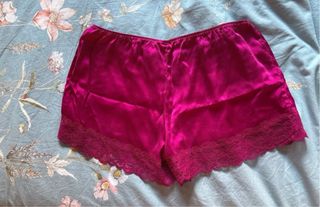Conjunto seda rosa pijama intimissimi fucsia talla
