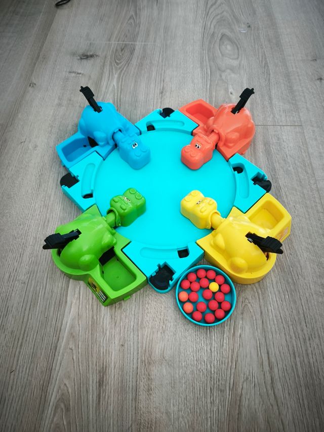 Juego Tragabolas Hipopótamos