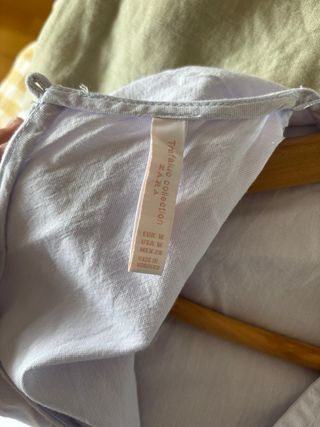 Vestido bebé azul claro-volantes