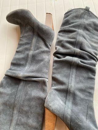 Botas ante azul gris mujer