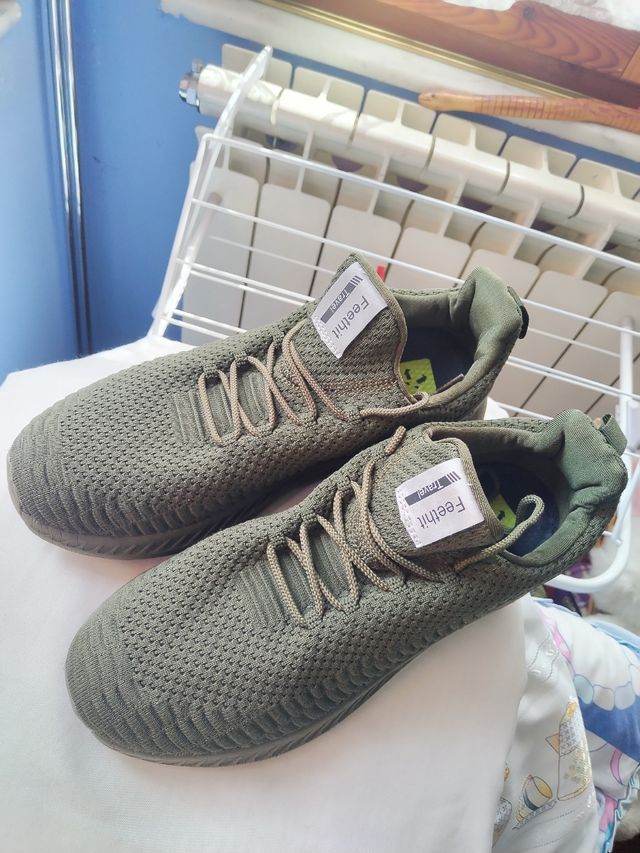 Zapatillas FeetHit - Verde Militar - 43