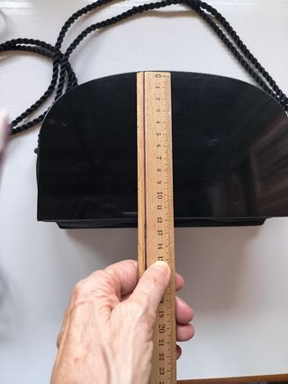 Bolso negro fiesta vintage