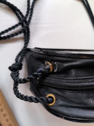 Bolso negro fiesta vintage