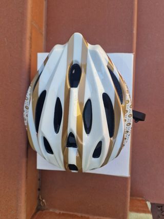 Casco Fila S bianco-oro