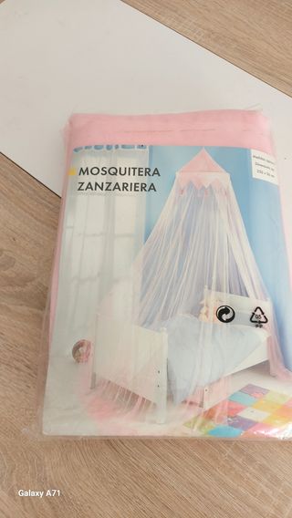Mosquitera infantil rosa - 230x56cm