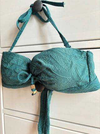 Bikini T.M parte de arriba con relleno ETAM verde