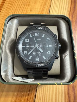 Reloj Fossil negro - nuevo