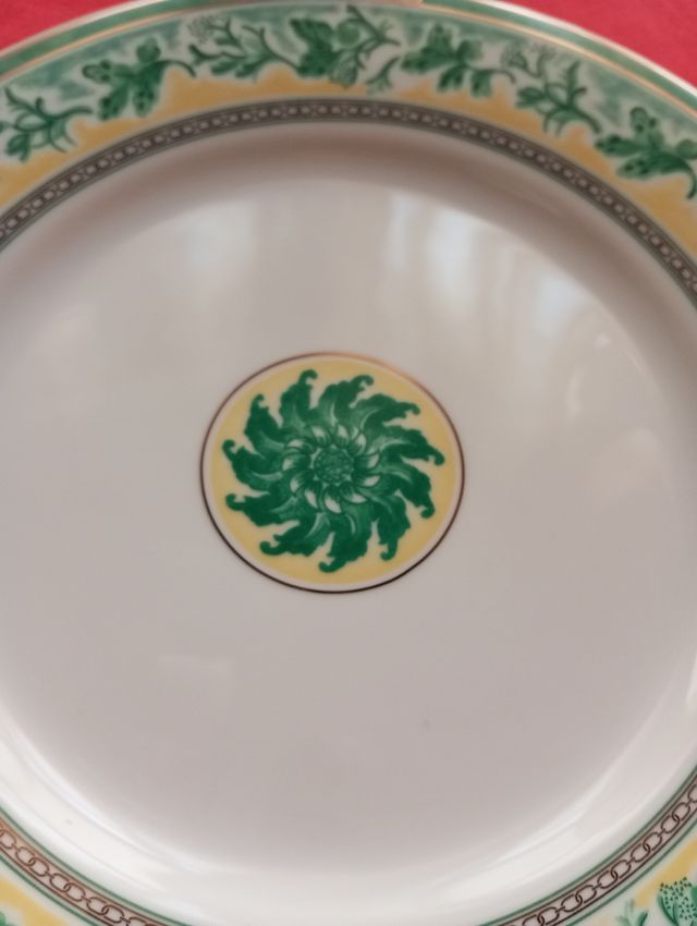 Plato Christofle - Decoración floral