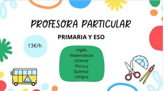 Clases particulares Primaria y ESO