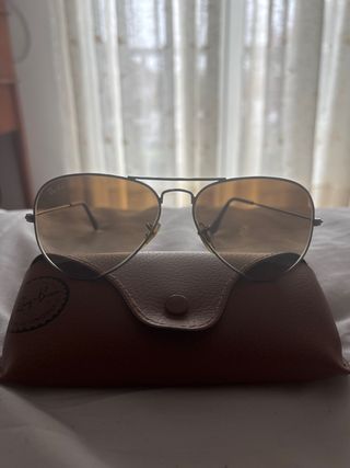 Ray-Ban Aviator marrón-gris