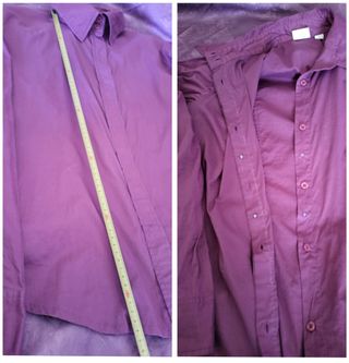 BLUSA MANGO MORADA XL