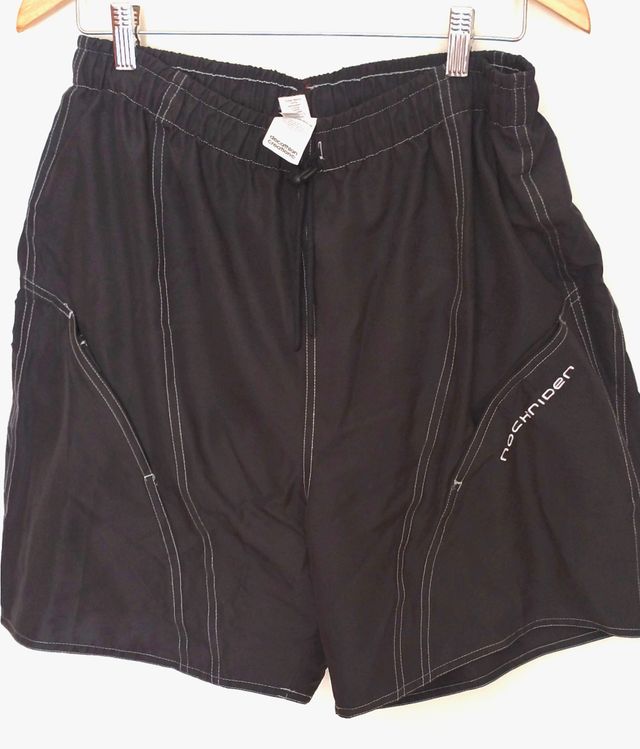 RochiDen - Pantalón Corto Deportivo Negro