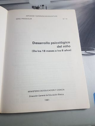 Desarrollo Psicológico del Niño 