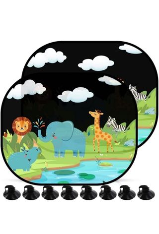 Parasole auto animali 2pz