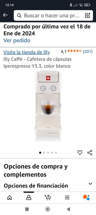 Cafetera illy Iperespresso
