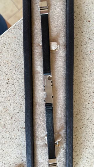 Pulsera Lotus Hombre - Negra y Plata