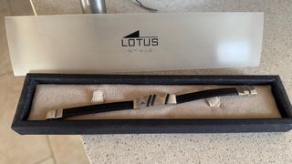 Pulsera Lotus Hombre - Negra y Plata