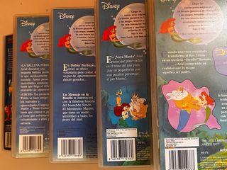 Colección La Sirenita VHS Las aventuras de Disney