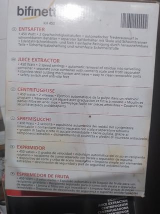 Exprimidor Bifinett KH 450