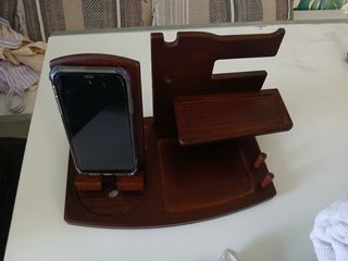 Organizzatore in legno per scrivania