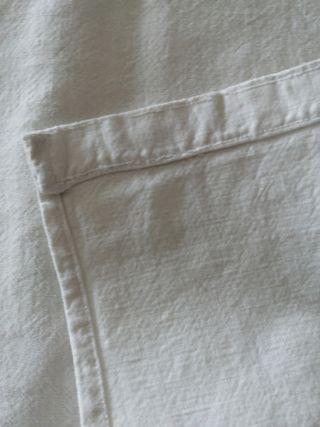 Sábana lino vintage blanco n1