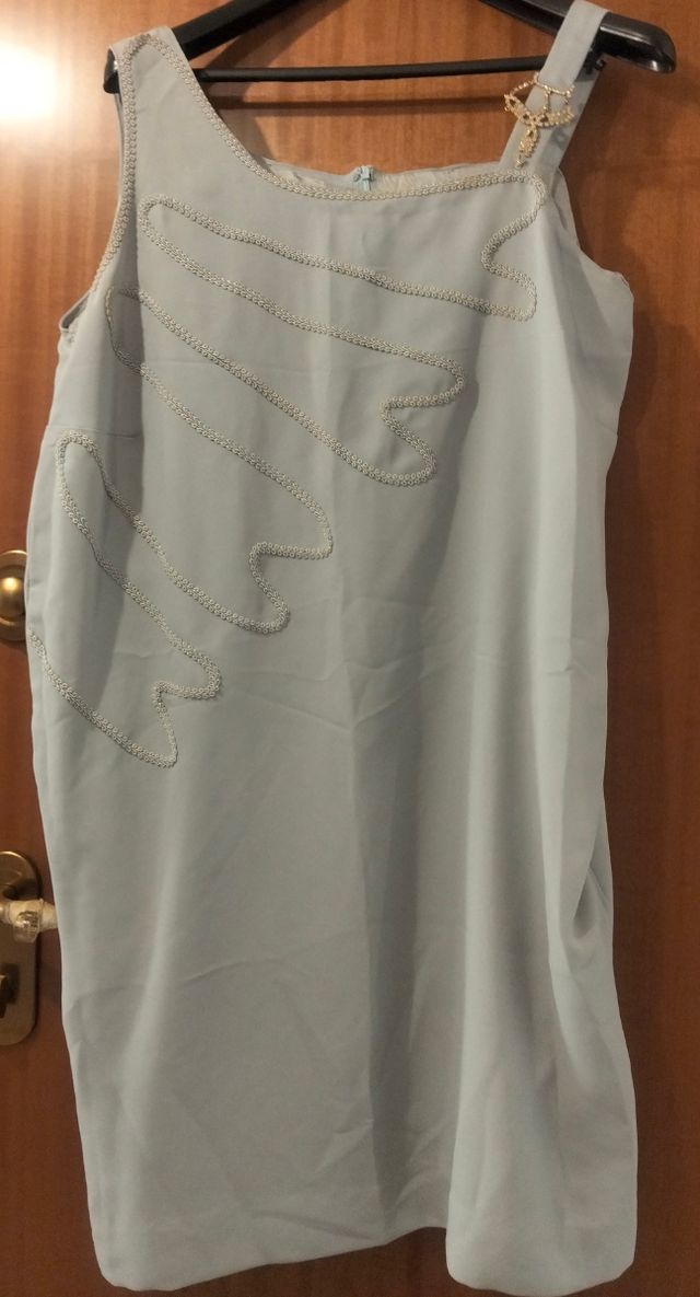 Vestito cerimonia azzurro
