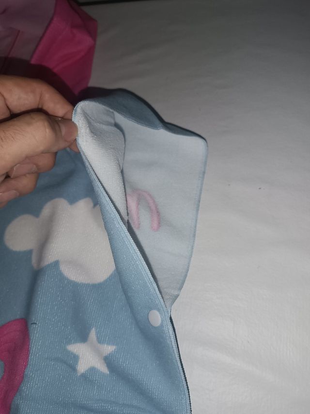 Albornoz Poncho piscina ducha. Unicornio Niña