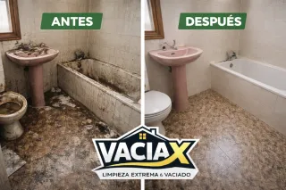Vaciado y limpieza extrema de pisos y casas