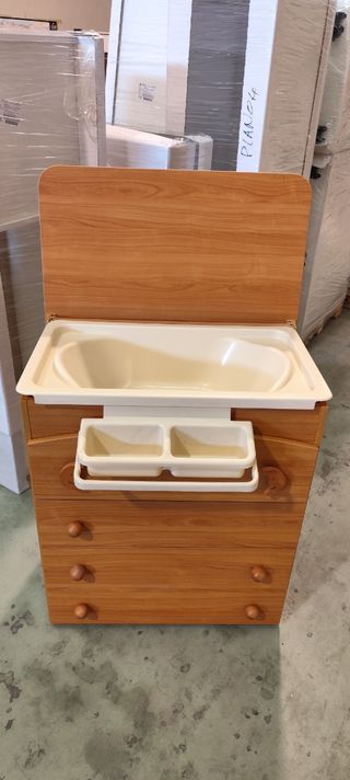 Cambiador bebé con cajones