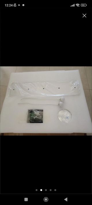 Espejo maquillaje con luz LED 50x40cm