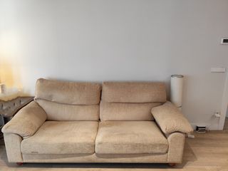 Sofá 2 plazas beige