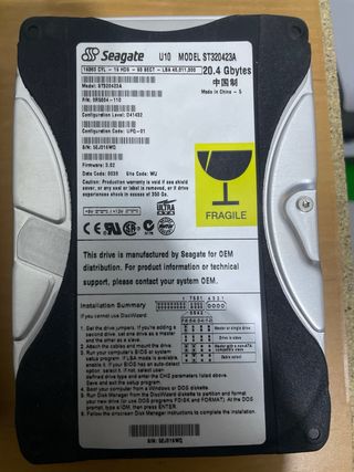 Discos duros IDE/PATA antiguos VARIAS MARCAS