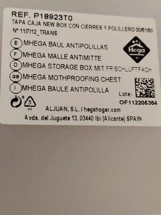 Caja HegaHogar 90L - Nº12