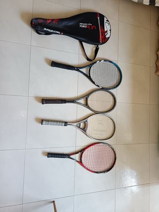 4 Raquetas Tenis usadas