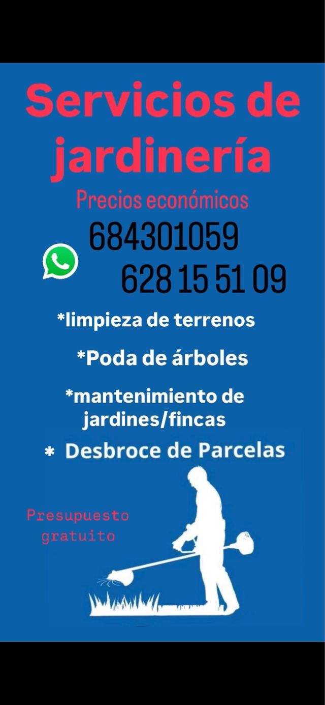 Servicios jardinería
