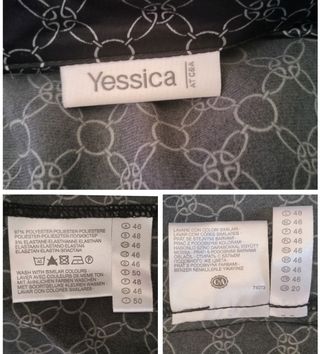 BLUSA NEGRA ESTAMPADA T48