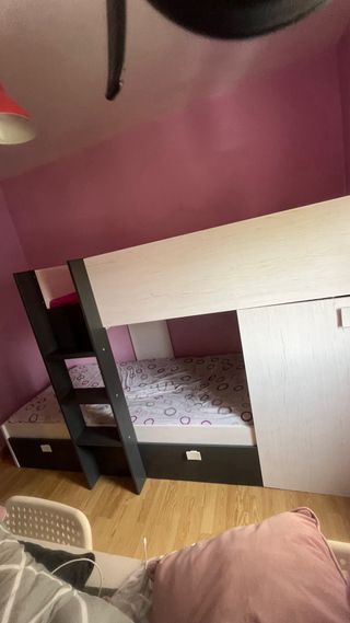 Cama tres juvenil e infantil