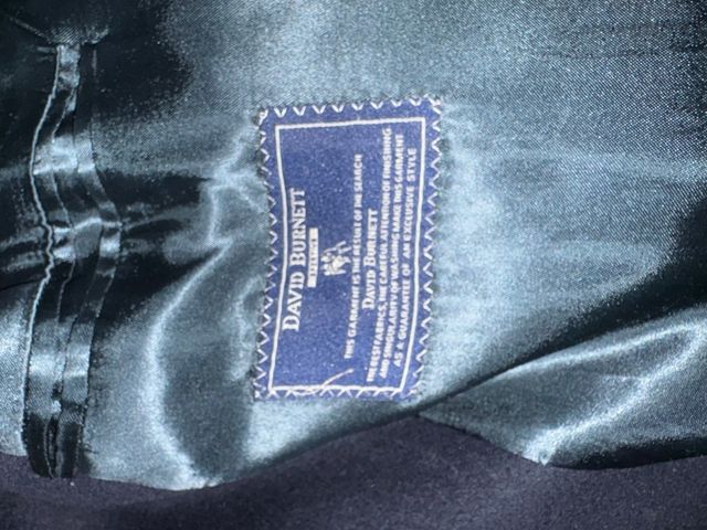 cappotto uomo david burnett taglia m