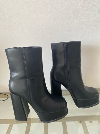 Botas de plataforma negras