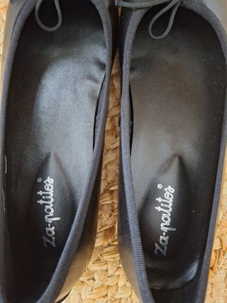 Manoletinas marrones mujer Zapatillas