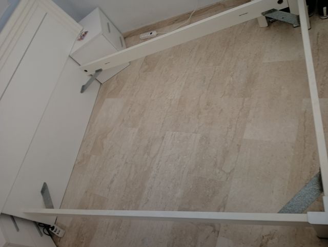 Estructura cama blanca 135x190cm